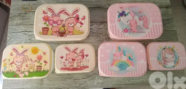 3 pieces tapperwers set