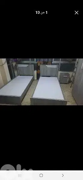 تختين مفرد وكمود صغيرة