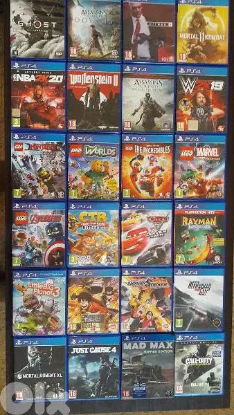 biggest collection of used PS4 games in Lebanon and the world