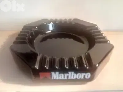 Marlboro vintage big ceramic ashtray 23*23cm