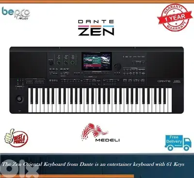 Medeli AKX10 Dante Zen Arabic arranger keyboard 61 keys, Oriental Key