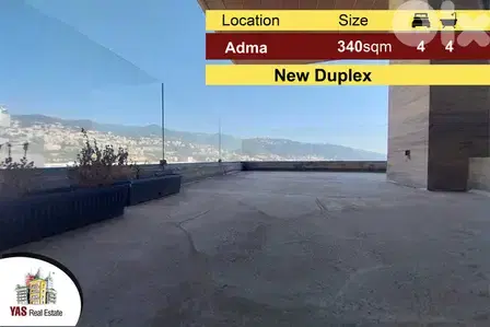 Adma 340m2 | New Duplex | Ultra Prime Location | Panoramic View |