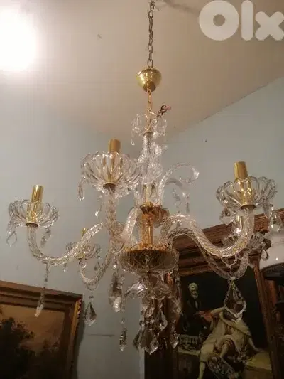 Chandelier crystal murano ثرية كرستال مورانو مميزة ناعمة سعر لقطة