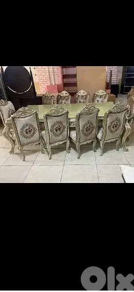 أوضة سفرة ملكية مصرية حفر خشب زان