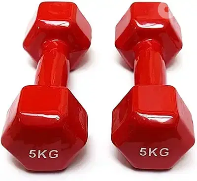 5KG Vinyl dumbbells