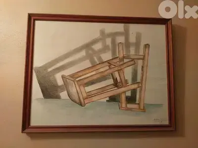 Wall Decoration Painting  - Handmade  - لوحة رسم يد