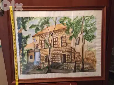 Wall Decoration Painting  - Handmade  - لوحة رسم يد