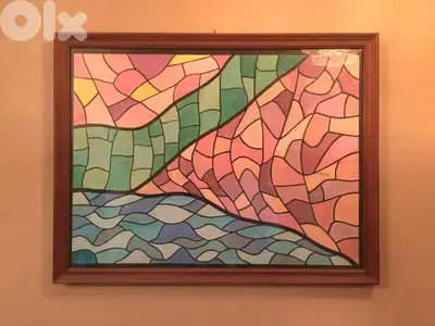 Wall Decoration Painting  - Handmade  - لوحة رسم يد