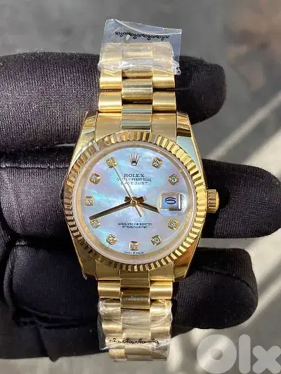 Rolex Datejust 36mm Gold mother of pearl