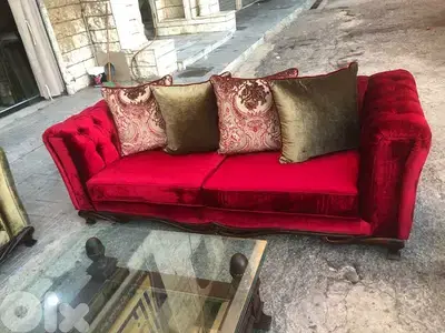 طقم كنبايات فخم خشب زان