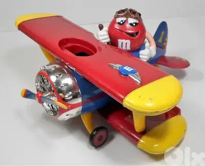 collectible m&m airplane dispenser