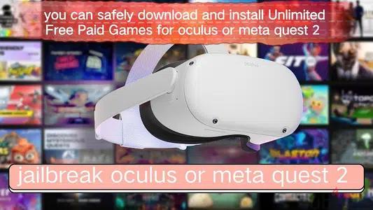 Jailbreak Meta Quest 3 or meta Quest 3s install paid games for free