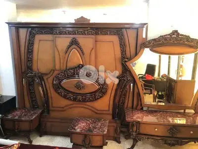 أوضة نوم ملكية خشب زان مصرية