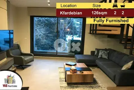 Kfardebian / Mzar 126m2 | Chalet | Duplex | View | Furnished | DA/PA |
