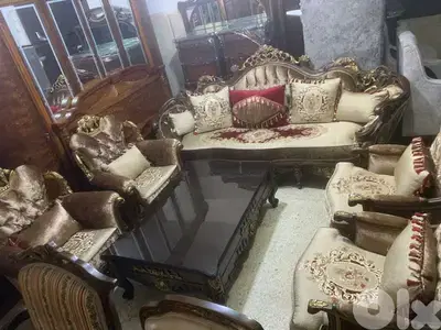 طقم كنبايات حفر خشب زان مصري