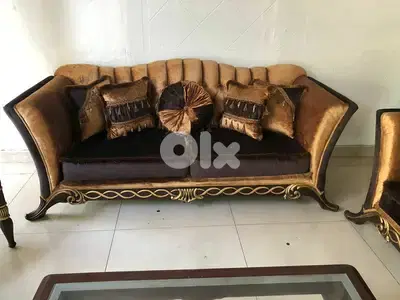 طقم كنبايات خشب زان حفر