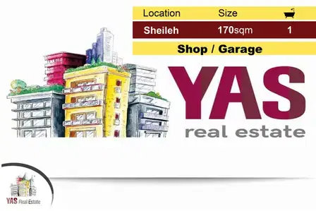 Sheileh 170m2 + 110m2 Terrace | Shop / Garage | Good Condition | Catch