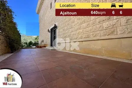 Ajaltoun 640m2 Villa | 400m2 Land | Luxurious | Prime | Catch | Ajaltoun 640m2 Villa | 400m2 Land | Luxurious | Prime | Catch |