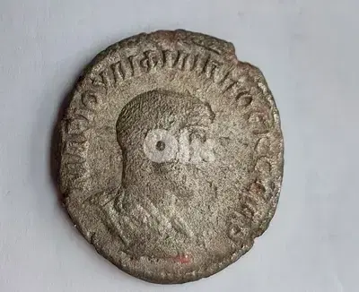 Philip II Augustus Ancient Roman Silver Billion Coin year 247 AD Philip II Augustus Ancient Roman Silver Billion Coin year 247 AD
