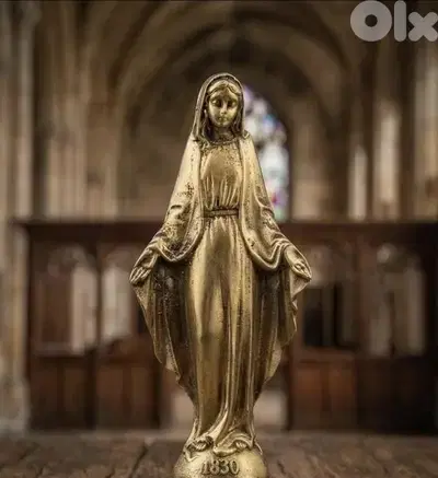 تمثال السيدة العذراء مريم – نحاس خالص (1830م، 1.3 كغ) Virgin Mary Co تمثال السيدة العذراء مريم – نحاس خالص (1830م، 1.3 كغ) Virgin Mary Co