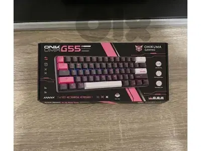 onikuma G55 60% RGB wired mechanical gaming keyboard balck onikuma G55 60% RGB wired mechanical gaming keyboard balck